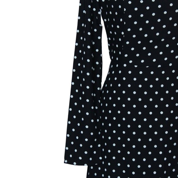 Polka Dot Midi Parisian Dress - Picture 3 of 9